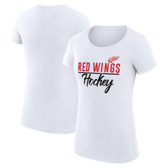 Detroit Red Wings G-III 4Her by Carl Banks Women's Super-Slim Fit Lightweight Team Sport T-Shirt Discount