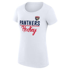 Florida Panthers G-III 4Her by Carl Banks Women's Super-Slim Fit Lightweight Team Sport T-Shirt Discount