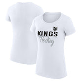 Los Angeles Kings G-III 4Her by Carl Banks Women's Super-Slim Fit Lightweight Team Sport T-Shirt For Sale
