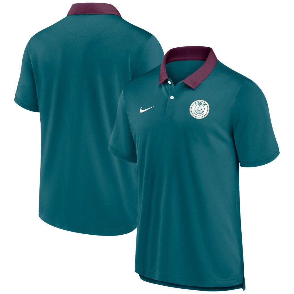 Paris Saint-Germain 2024/25 Performance 2.0 Polo Teal - Nike