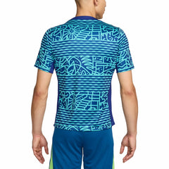 Brazil National Team 2024 Academy Pro Pre-Match Top Blue - Nike