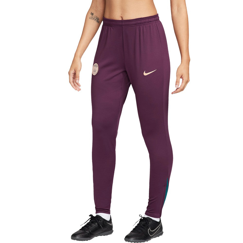 Paris Saint-Germain Women's 2024/25 Strike Performance Pants Burgundy - Nike