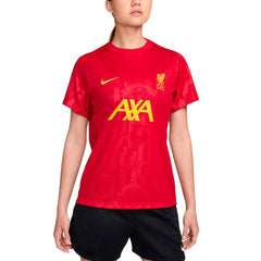 Liverpool Women's 2024/25 Academy Pro Pre-Match Top Red - Nike