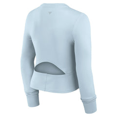 Chicago Cubs Fanatics Women's Studio Fitted Long Sleeve Gym Top | MLB Discount