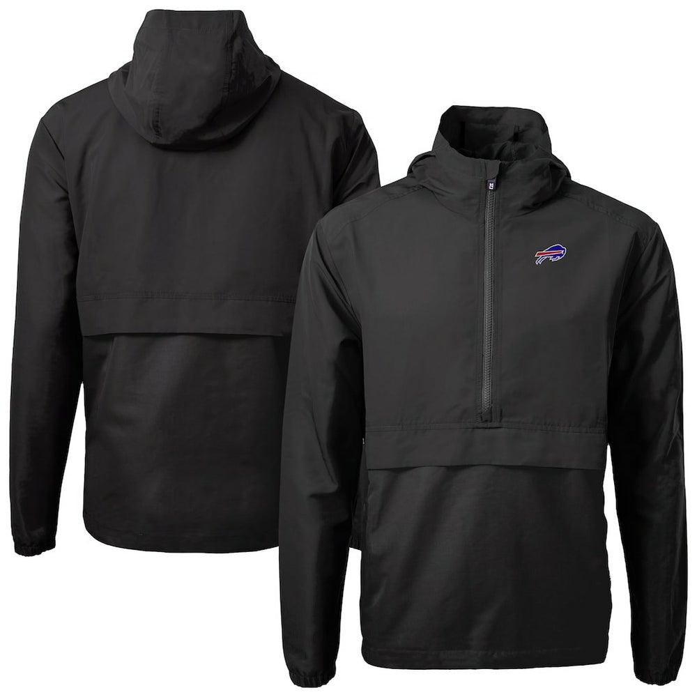 Buffalo Bills Cutter & Buck Charter Eco Recycled Anorak Half-Zip Jacket