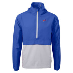 Buffalo Bills Cutter & Buck Charter Eco Recycled Anorak Half-Zip Jacket