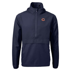 Chicago Bears Cutter & Buck Charter Eco Recycled Anorak Half-Zip Jacket