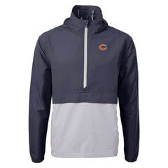 Chicago Bears Cutter & Buck Charter Eco Recycled Anorak Half-Zip Jacket