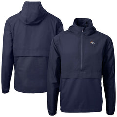 Denver Broncos Cutter & Buck Charter Eco Recycled Anorak Half-Zip Jacket