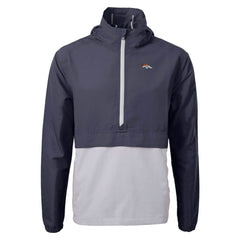 Denver Broncos Cutter & Buck Charter Eco Recycled Anorak Half-Zip Jacket