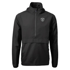 Las Vegas Raiders Cutter & Buck Charter Eco Recycled Anorak Half-Zip Jacket