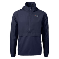 New England Patriots Cutter & Buck Charter Eco Recycled Anorak Half-Zip Jacket