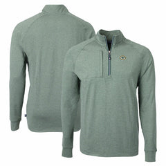 Green Bay Packers Cutter & Buck Adapt Eco Knit Quarter-Zip Pullover Top