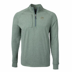 Green Bay Packers Cutter & Buck Adapt Eco Knit Quarter-Zip Pullover Top