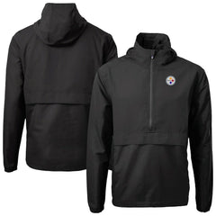 Pittsburgh Steelers Cutter & Buck Charter Eco Recycled Anorak Half-Zip Jacket