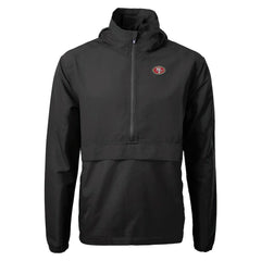 San Francisco 49ers Cutter & Buck Charter Eco Recycled Anorak Half-Zip Jacket