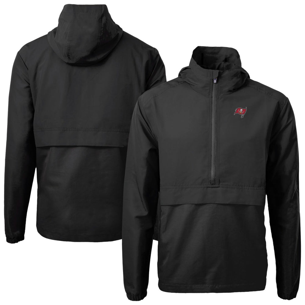 Tampa Bay Buccaneers Cutter & Buck Charter Eco Recycled Anorak Half-Zip Jacket