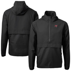 Tampa Bay Buccaneers Cutter & Buck Charter Eco Recycled Anorak Half-Zip Jacket
