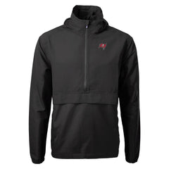 Tampa Bay Buccaneers Cutter & Buck Charter Eco Recycled Anorak Half-Zip Jacket