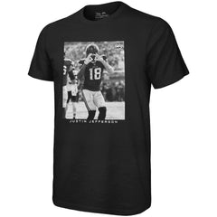 Minnesota Vikings Justin Jefferson Majestic Threads Oversized Player Image T-Shirt