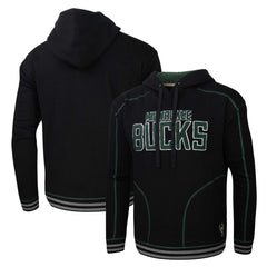 Milwaukee Bucks Stadium Essentials Baseline Pullover Hoodie On Sale