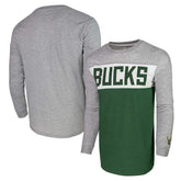 Milwaukee Bucks Unisex Loge Long Sleeve T-Shirt On Sale