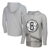 Brooklyn Nets Stadium Essentials Atrium Raglan Long Sleeve Hoodie T-Shirt Discount