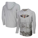 New Orleans Pelicans Stadium Essentials Atrium Raglan Long Sleeve Hoodie T-Shirt Discount