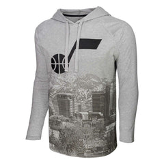 Utah Jazz Stadium Essentials Atrium Raglan Long Sleeve Hoodie T-Shirt Online