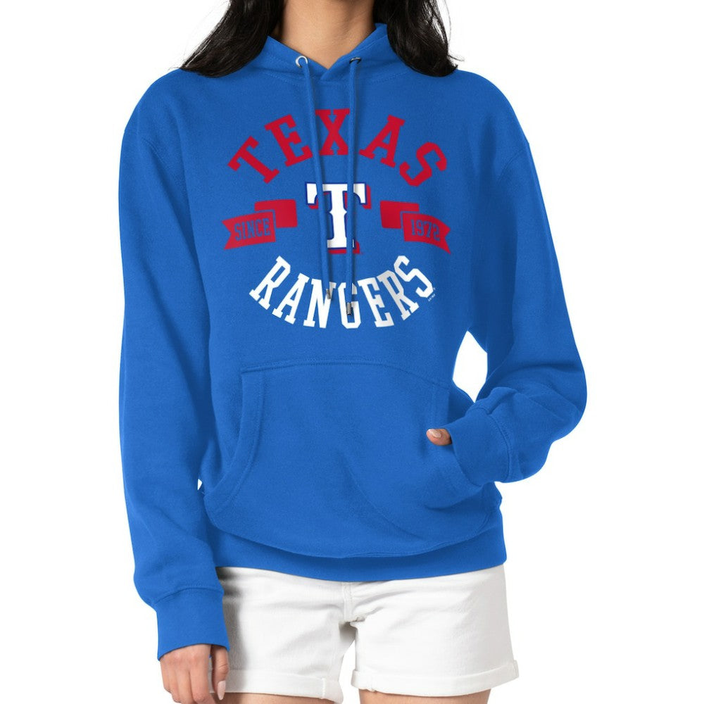 Texas Rangers G-III 4Her by Carl Banks Women's City Graphic Pullover Hoodie | MLB New