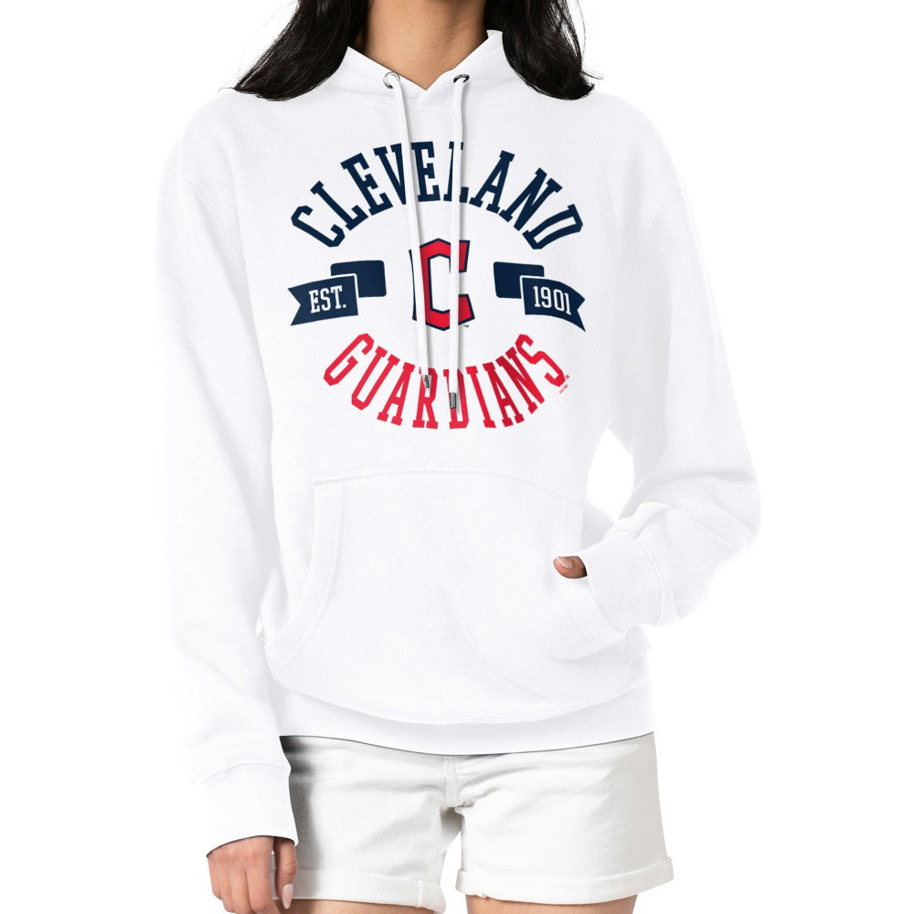 Cleveland Guardians G-III 4Her by Carl Banks Women's City Graphic Pullover Hoodie | MLB New