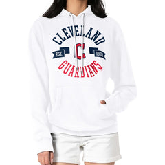 Cleveland Guardians G-III 4Her by Carl Banks Women's City Graphic Pullover Hoodie | MLB New