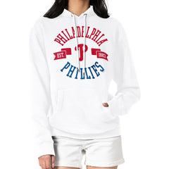 Philadelphia Phillies G-III 4Her by Carl Banks Women's City Graphic Pullover Hoodie | MLB Outlet