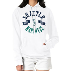 Seattle Mariners G-III 4Her by Carl Banks Women's City Graphic Pullover Hoodie | MLB Outlet
