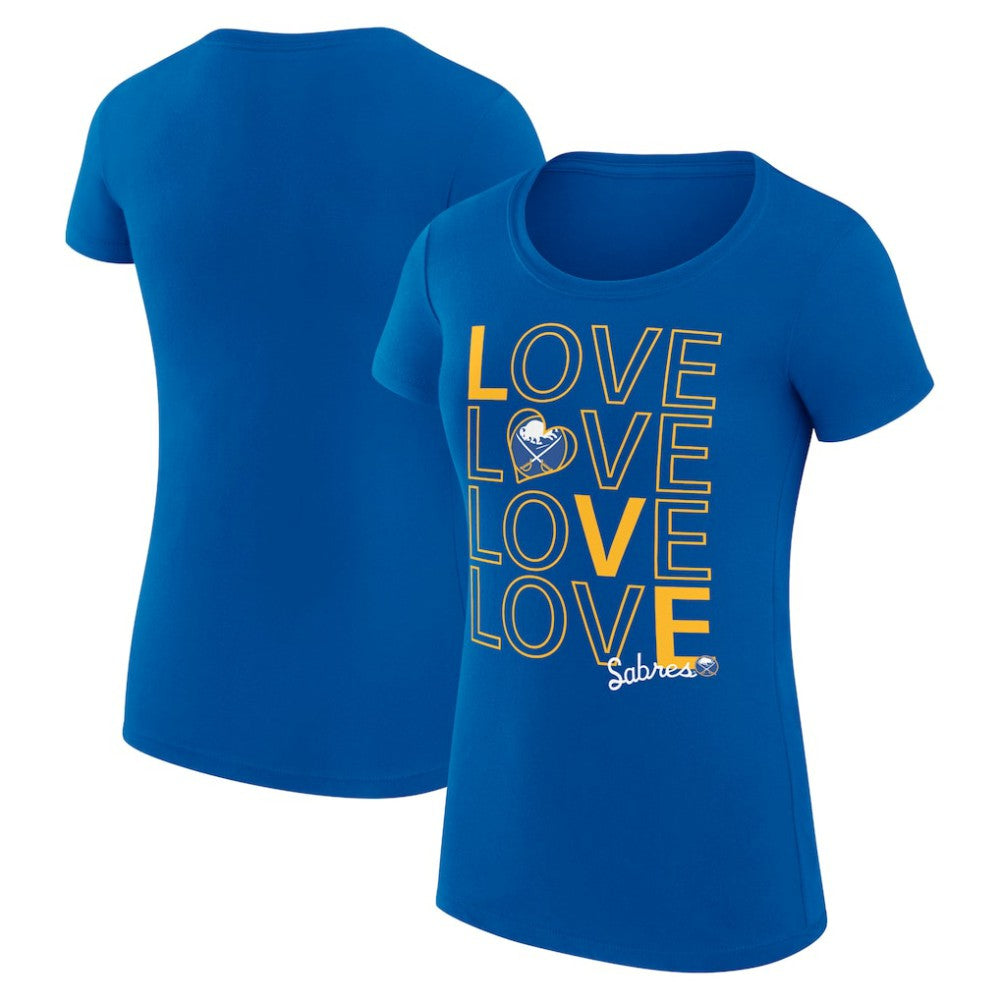 Buffalo Sabres G-III 4Her by Carl Banks Women's Super-Slim Fit Lightweight Hockey Love T-Shirt Discount