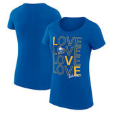 Buffalo Sabres G-III 4Her by Carl Banks Women's Super-Slim Fit Lightweight Hockey Love T-Shirt Discount