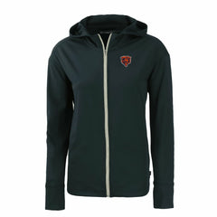 Chicago Bears Cutter & Buck Women's Throwback Daybreak Eco Recycled Half-Zip Hoodie