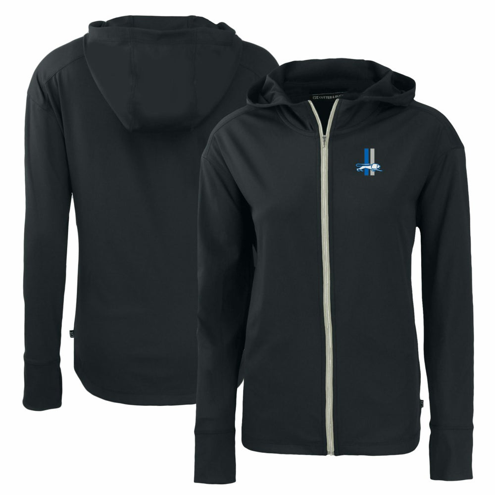 Detroit Lions Cutter & Buck Women's Throwback Daybreak Eco Recycled Half-Zip Hoodie