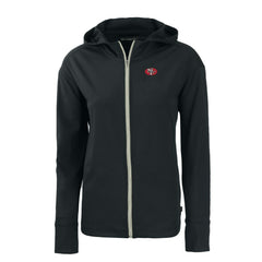 San Francisco 49ers Cutter & Buck Women's Throwback Daybreak Eco Recycled Half-Zip Hoodie