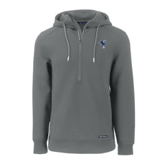 Indianapolis Colts Cutter & Buck Throwback Roam Eco Half-Zip Recycled Pullover Hoodie