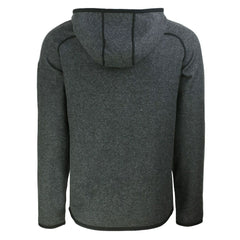 Chicago Bears Cutter & Buck Throwback Mainsail Sweater-Knit Full-Zip Hoodie