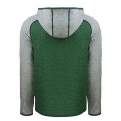 New York Jets Cutter & Buck Throwback Mainsail Sweater-Knit Full-Zip Hoodie