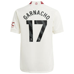 Alejandro Garnacho Manchester United Youth 2023/24 Third Replica Player Jersey – White - Adidas