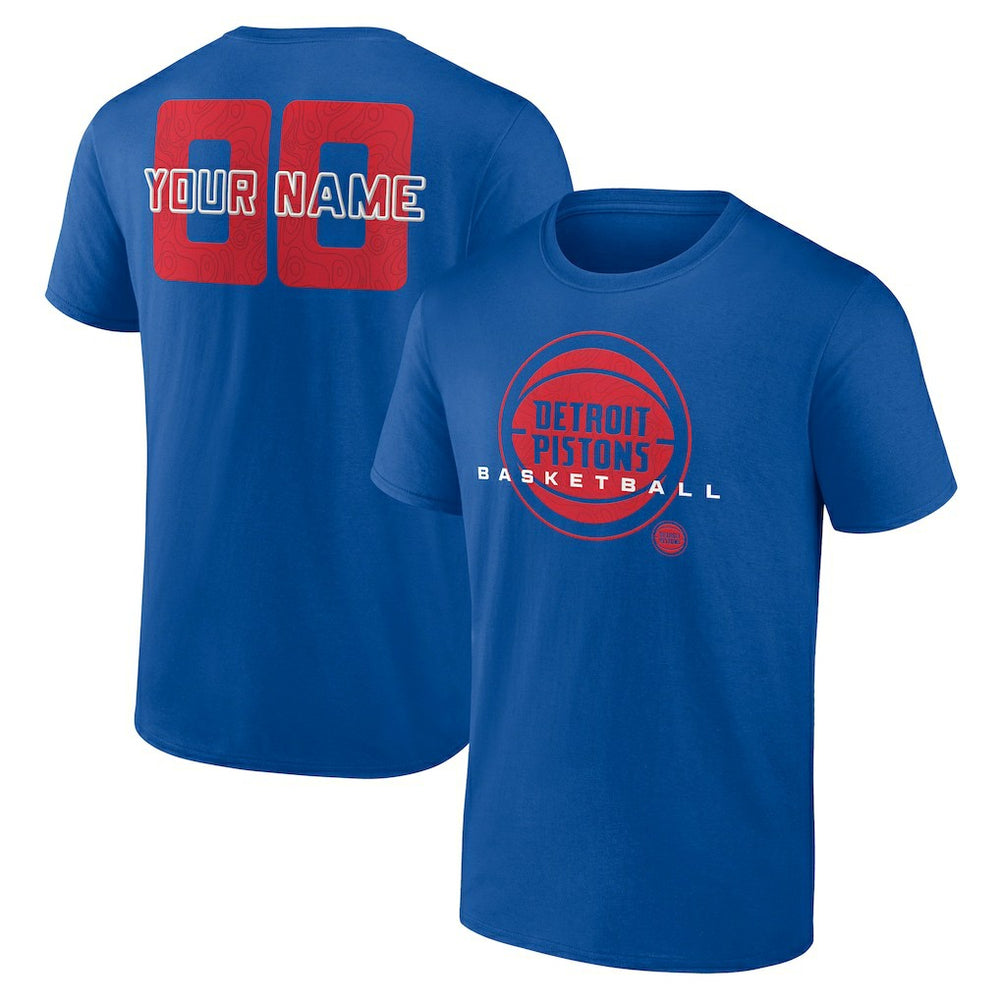 Detroit Pistons Stellar Personalized Name & Number T-Shirt sale On Sale