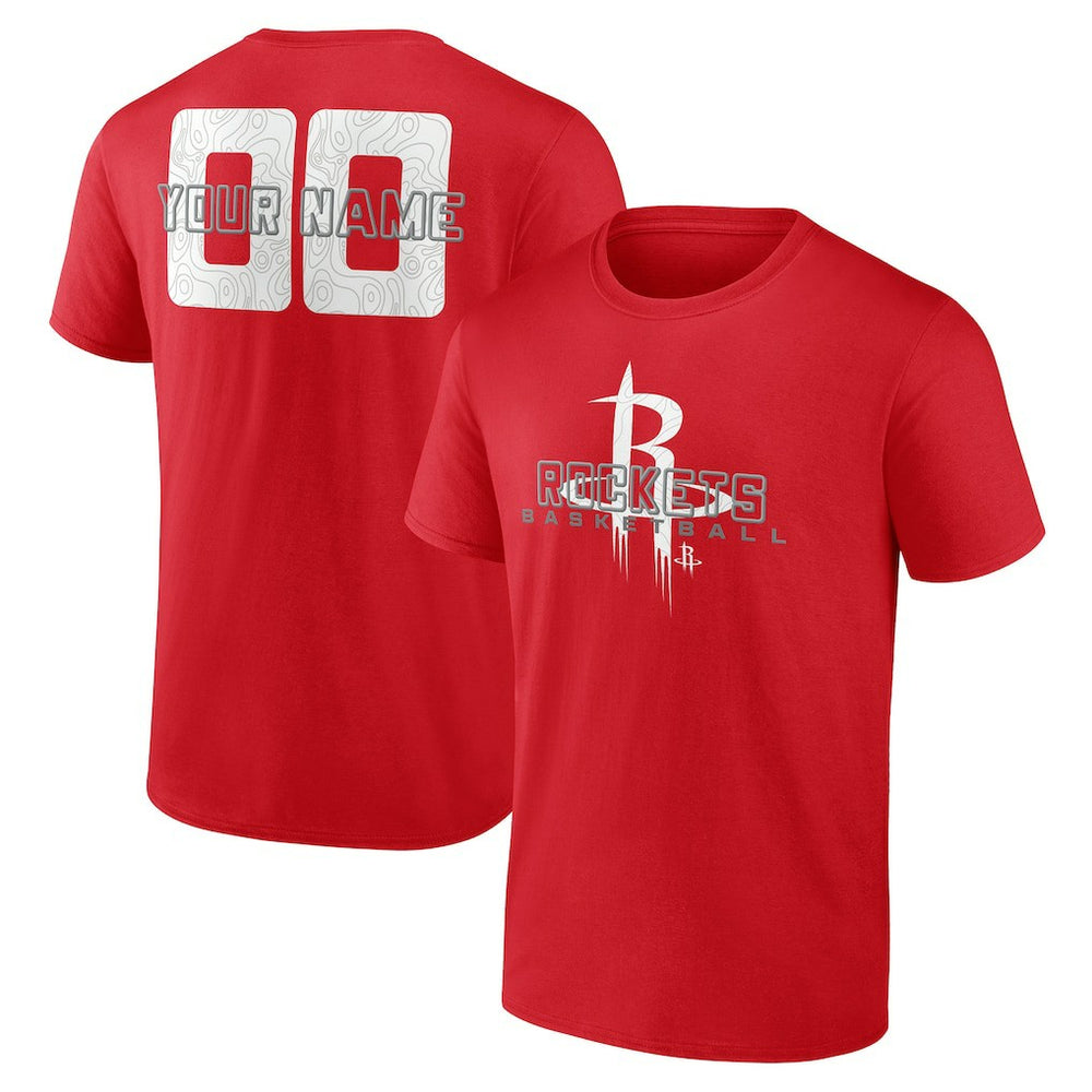 Houston Rockets Stellar Personalized Name & Number T-Shirt Online