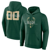Milwaukee Bucks Stellar Personalized Name & Number Pullover Hoodie On Sale