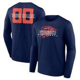 Oklahoma City Thunder Stellar Personalized Name & Number Long Sleeve T-Shirt On Sale
