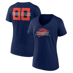 Oklahoma City Thunder Women's Stellar Personalized Name & Number V-Neck T-Shirt New