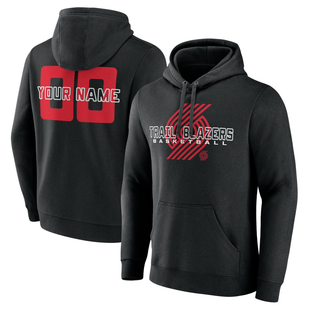 Portland Trail Blazers Stellar Personalized Name & Number Pullover Hoodie Discount