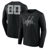 San Antonio Spurs Stellar Personalized Name & Number Long Sleeve T-Shirt For Sale